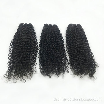 Kinky Curly human Hair Extensions best ratio brazilian hair
